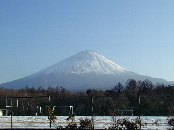 冬の富士山